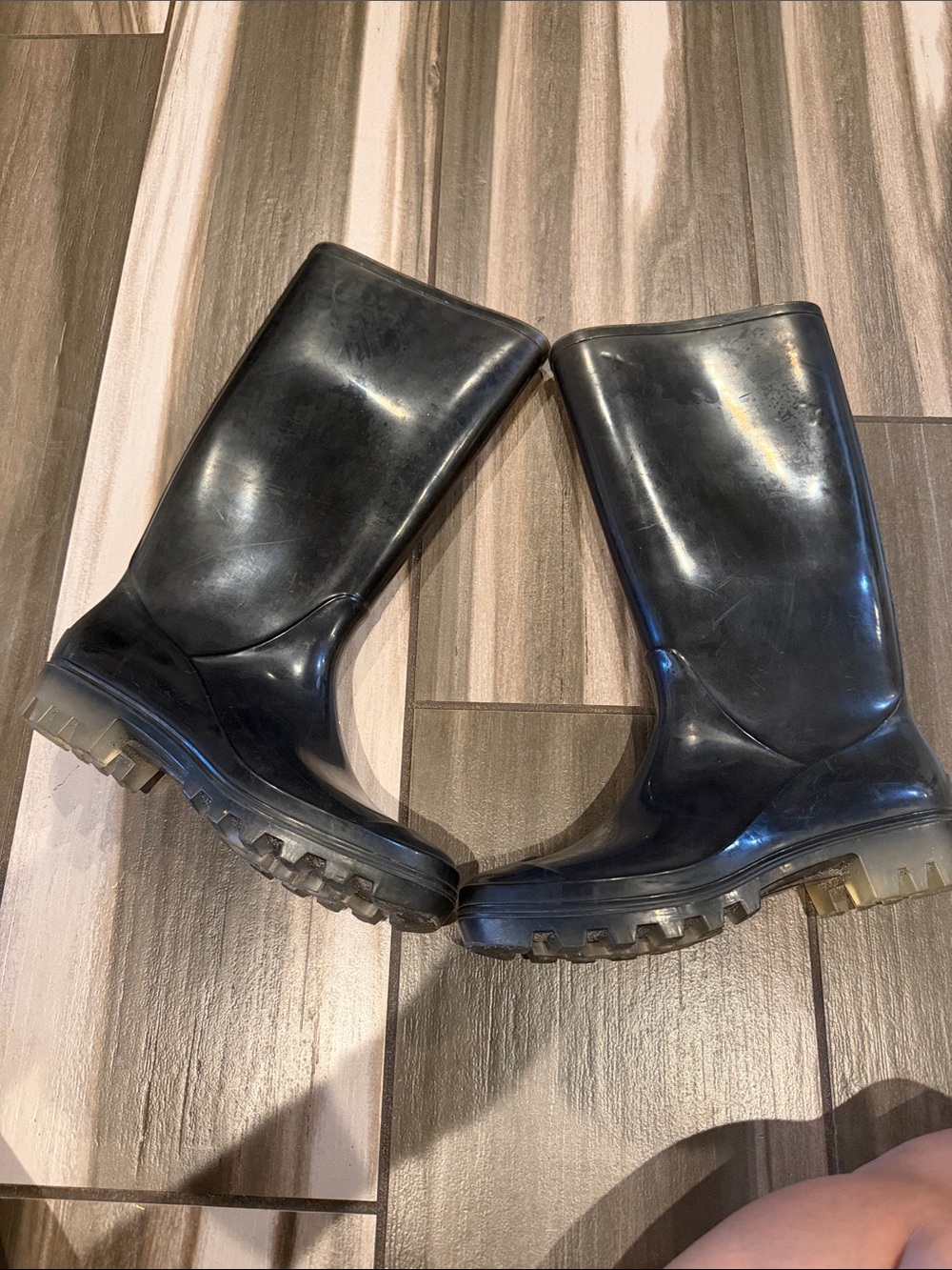 Coach Black Women’s Knee-High Rain Boots